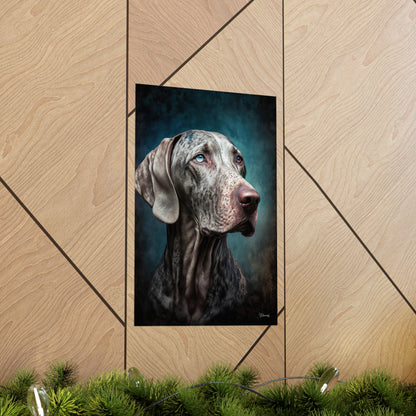 Weimaraner Dog Premium Matte Vertical Posters