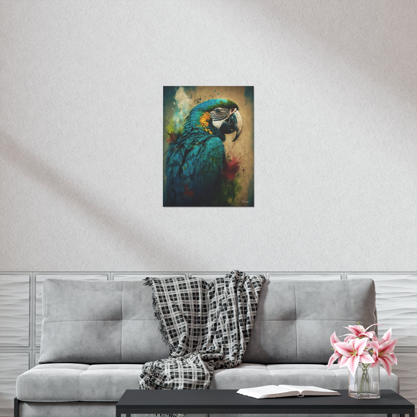 Macaw Premium Matte Vertical Posters