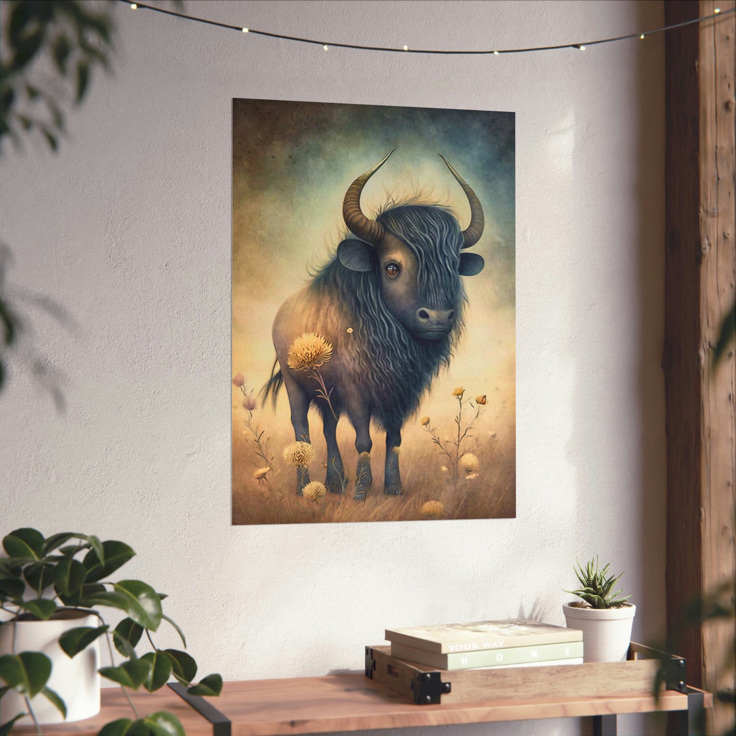 Safari Kids Collection- Buffalo Premium Matte Vertical Posters