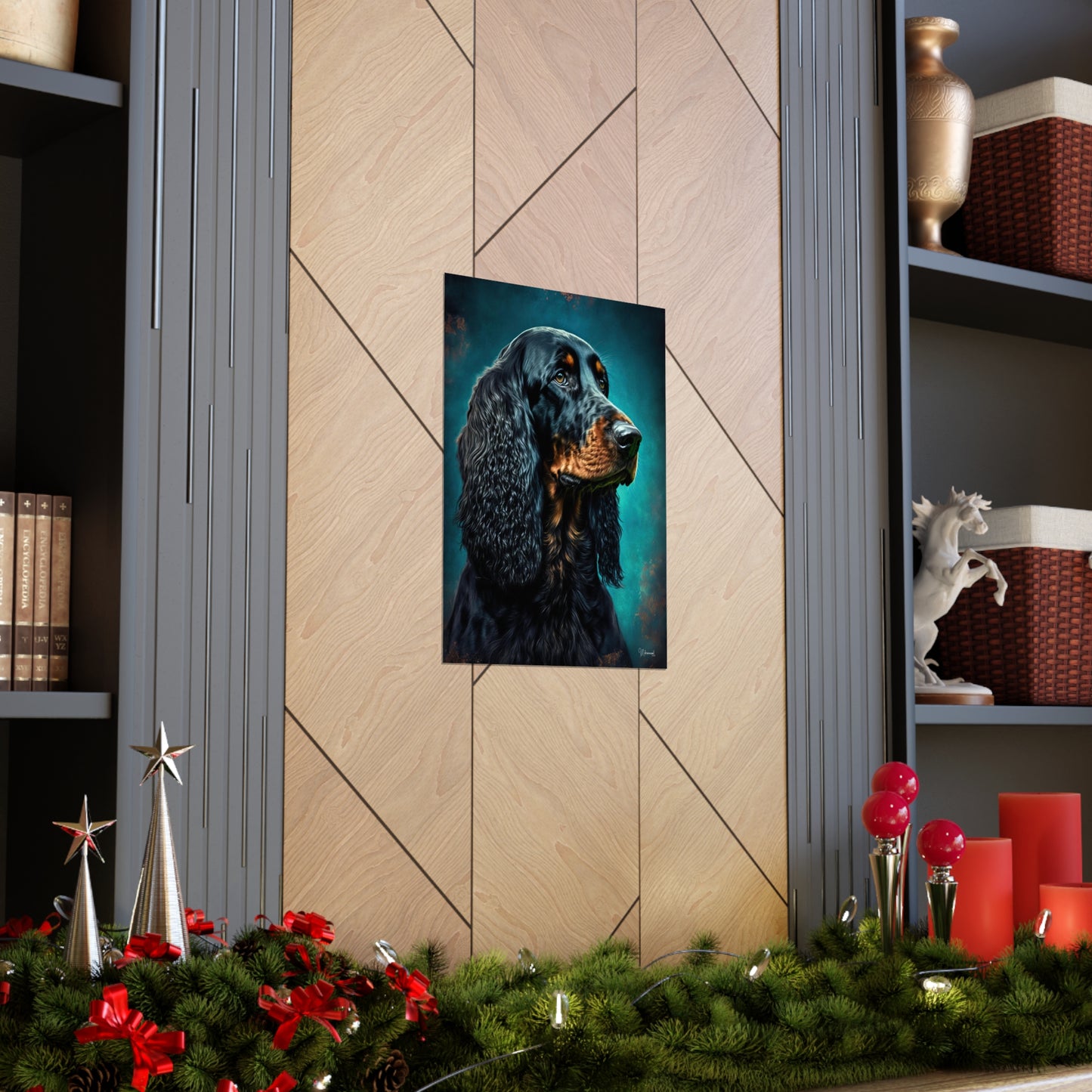 Gordon Setter Dog Premium Matte Vertical Posters