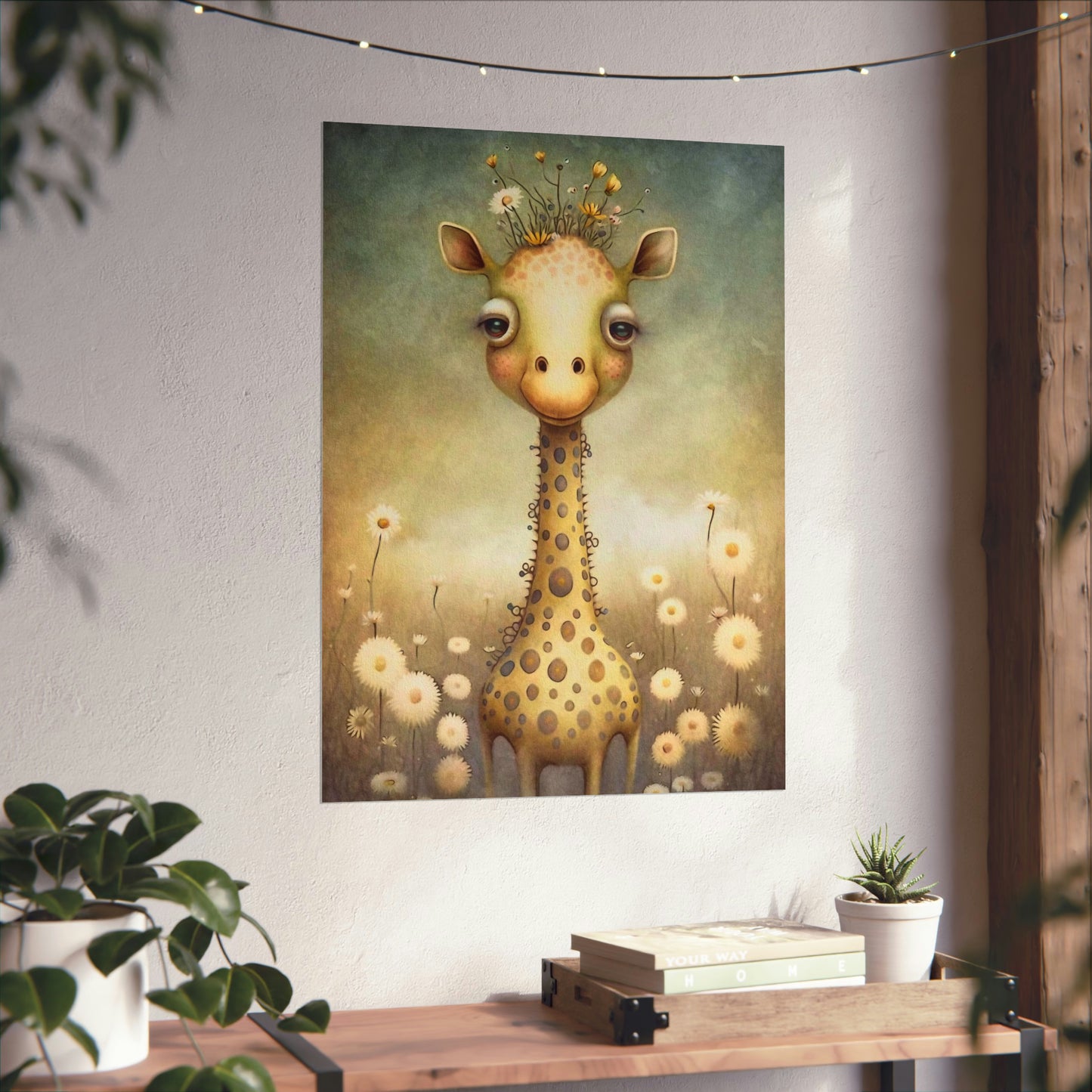 Safari Kids Collection- Giraffe Premium Matte Vertical Posters