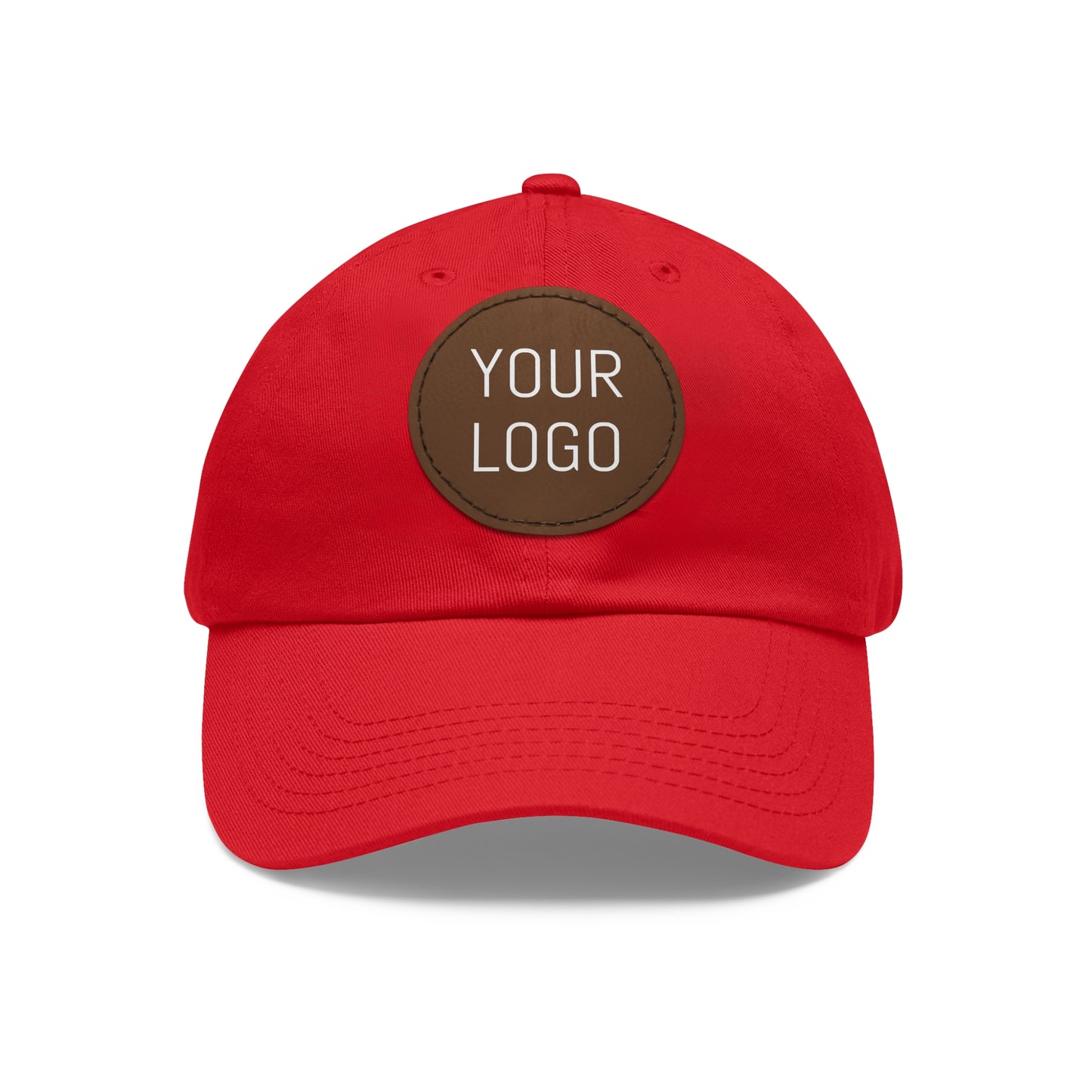 Dad Hat with Leather Patch Personalized for Events & Promotions