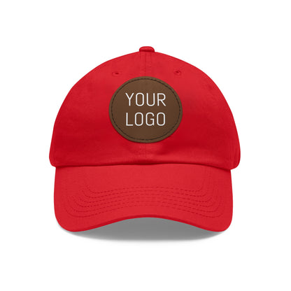 Dad Hat with Leather Patch Personalized for Events & Promotions