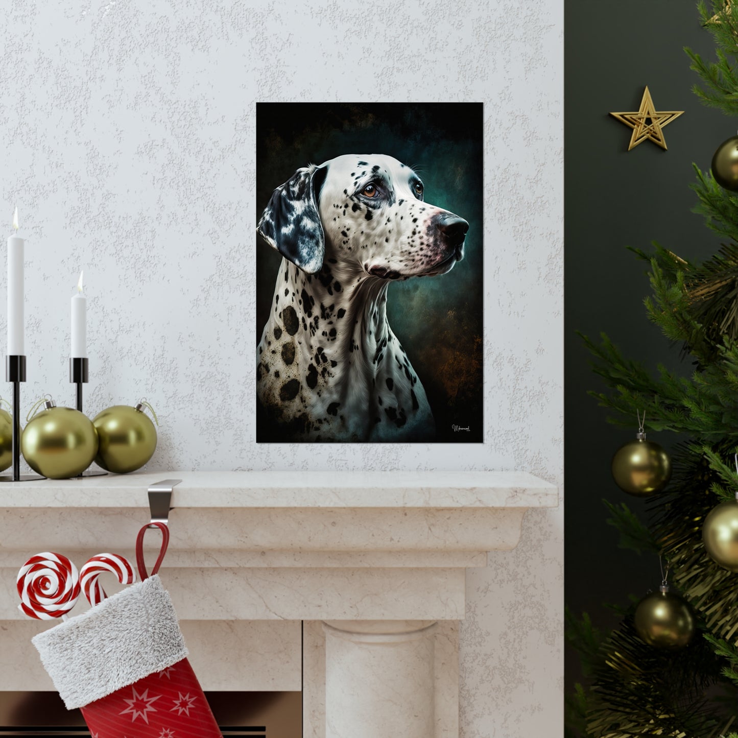 Dalmatian Dog Premium Matte Vertical Posters