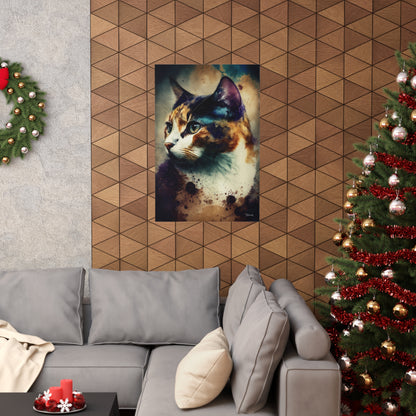 Calico Cat Premium Matte Vertical Posters