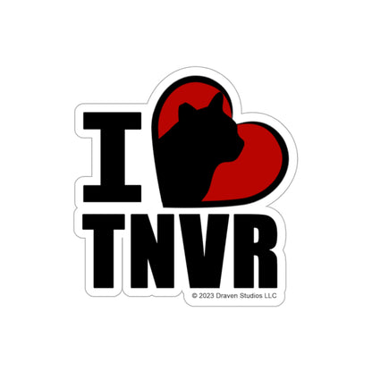 I Heart TNVR Kiss-Cut Stickers