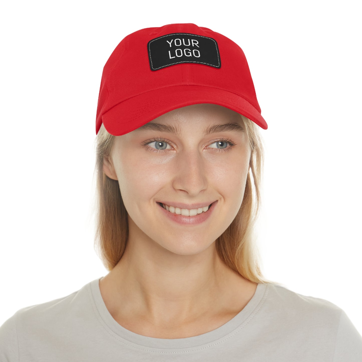 Dad Hat Leather Patch Personalized for Events & Promotions