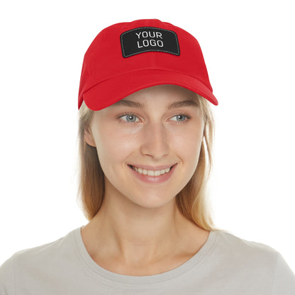 Dad Hat Leather Patch Personalized for Events & Promotions