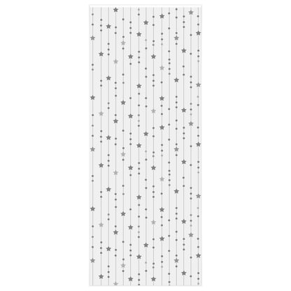 White Christmas Star Garland Wrapping Paper