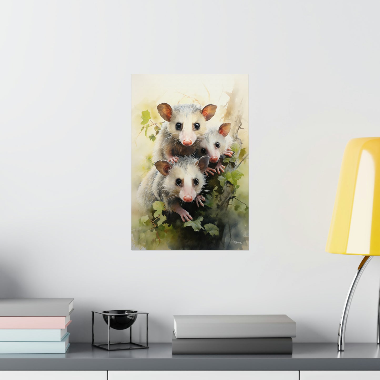 Possum Family Premium Matte Vertical Posters