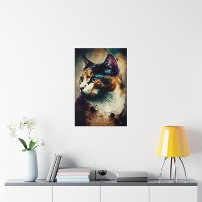 Calico Cat Premium Matte Vertical Posters