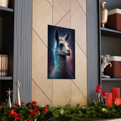 Llama Premium Matte Vertical Posters