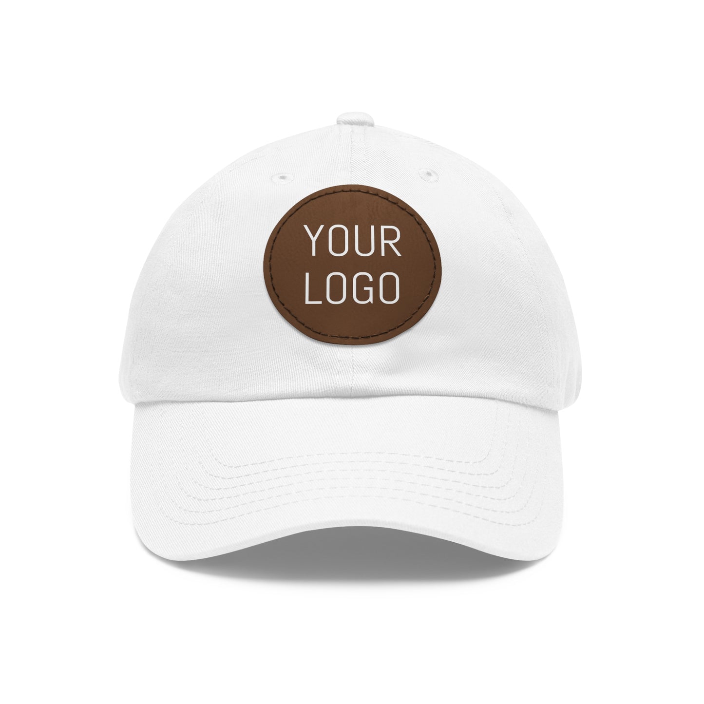 Dad Hat with Leather Patch Personalized for Events & Promotions