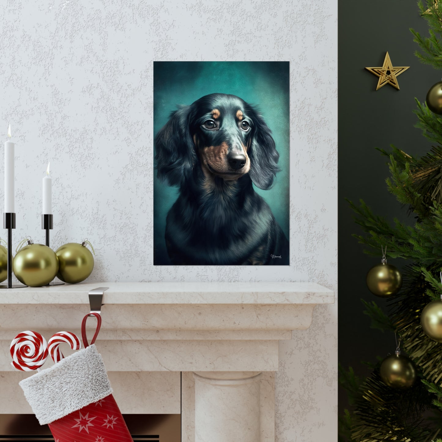 Dachshund Dog Premium Matte Vertical Posters