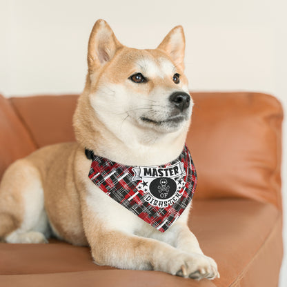 Sassy Pet's Master of Disaster Pet Bandana Collar