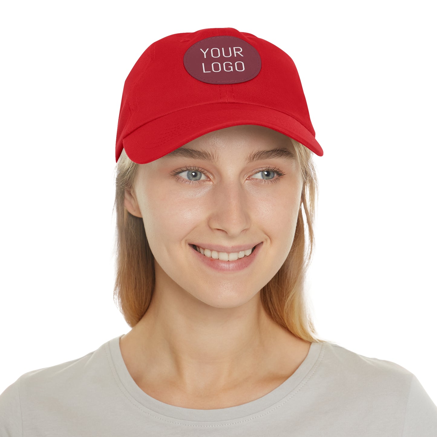 Dad Hat with Leather Patch Personalized for Events & Promotions