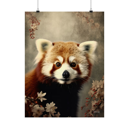 Red Panda Premium Matte Vertical Posters