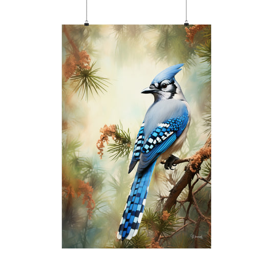 Blue Jay Premium Matte Vertical Posters