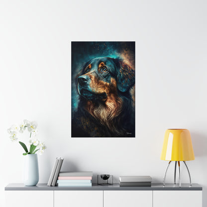 Hovawart Hund Dog Premium Matte Vertical Posters