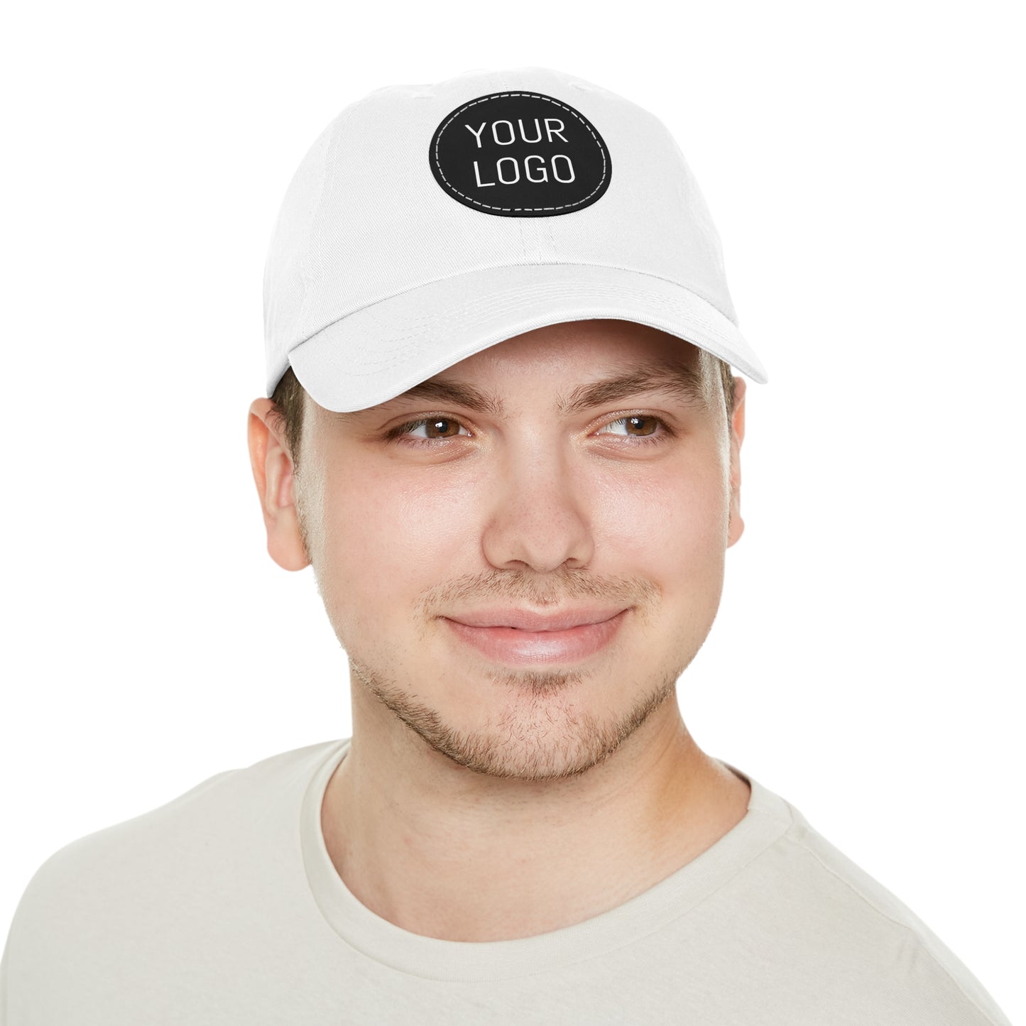 Dad Hat with Leather Patch Personalized for Events & Promotions