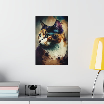 Calico Cat Premium Matte Vertical Posters