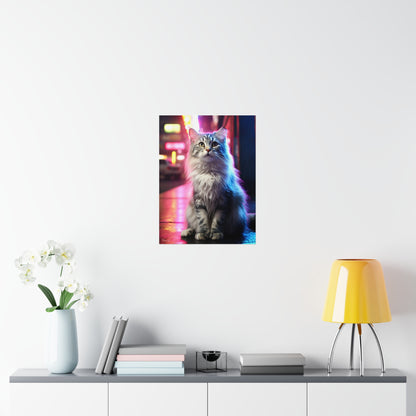 TNVR Cat in the City Premium Matte Vertical Posters