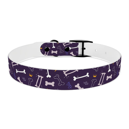 Sassy Pet's Purple Bones Collar