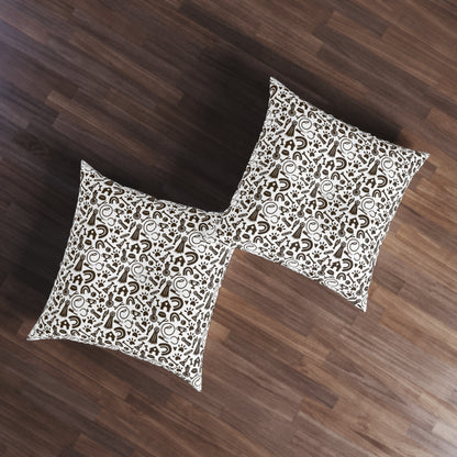 Sassy Pet's Puppy Love Tufted Floor Pillow, Square