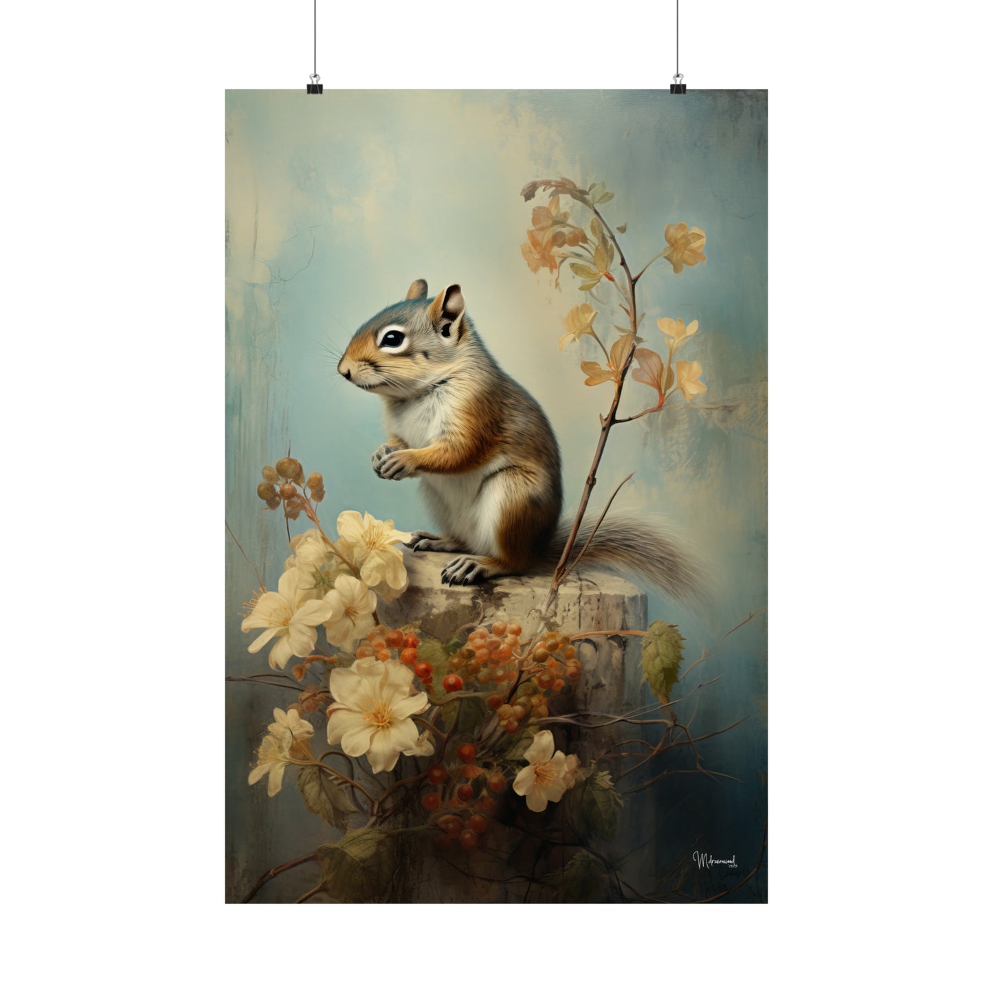 Chipmunk Premium Matte Vertical Posters