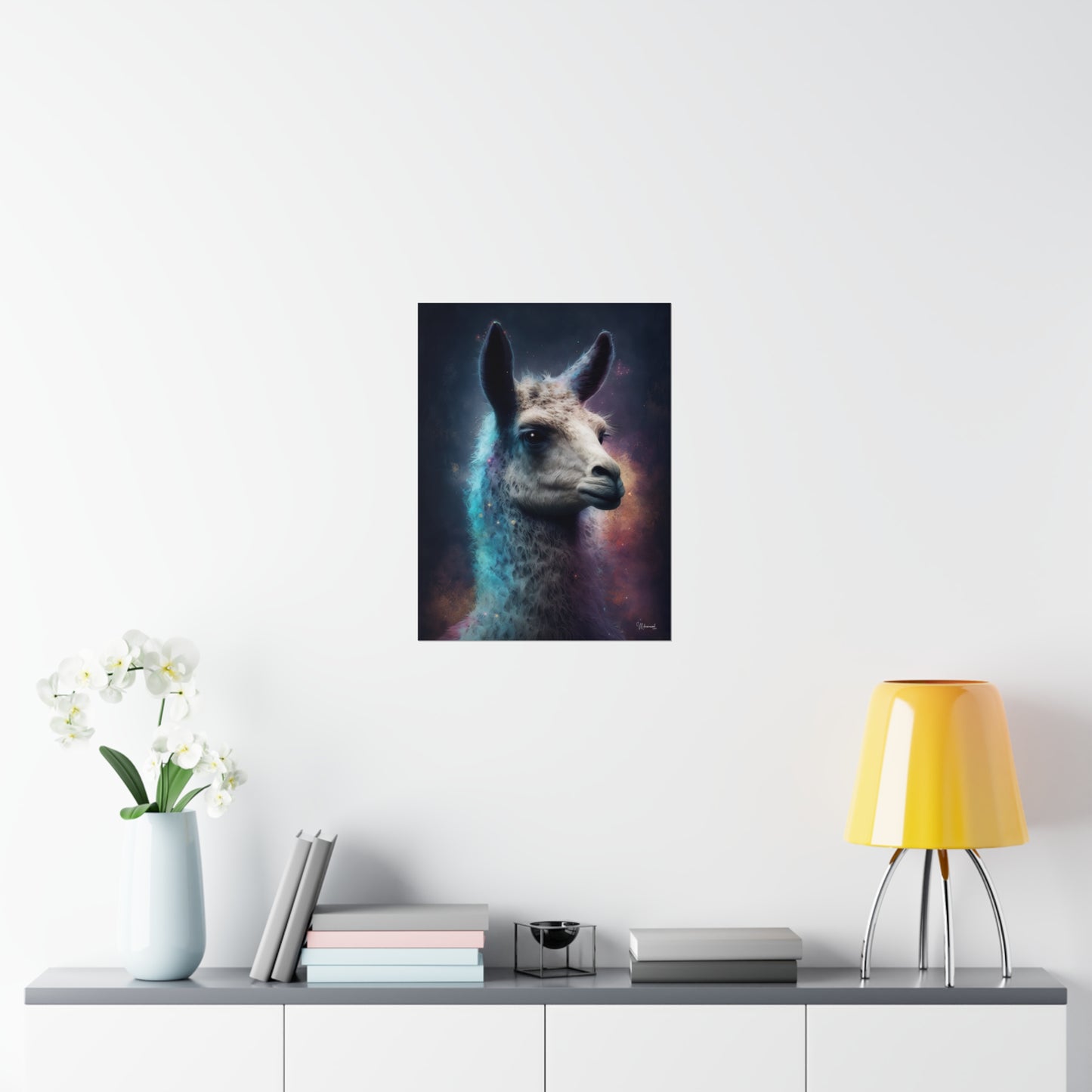 Llama Premium Matte Vertical Posters