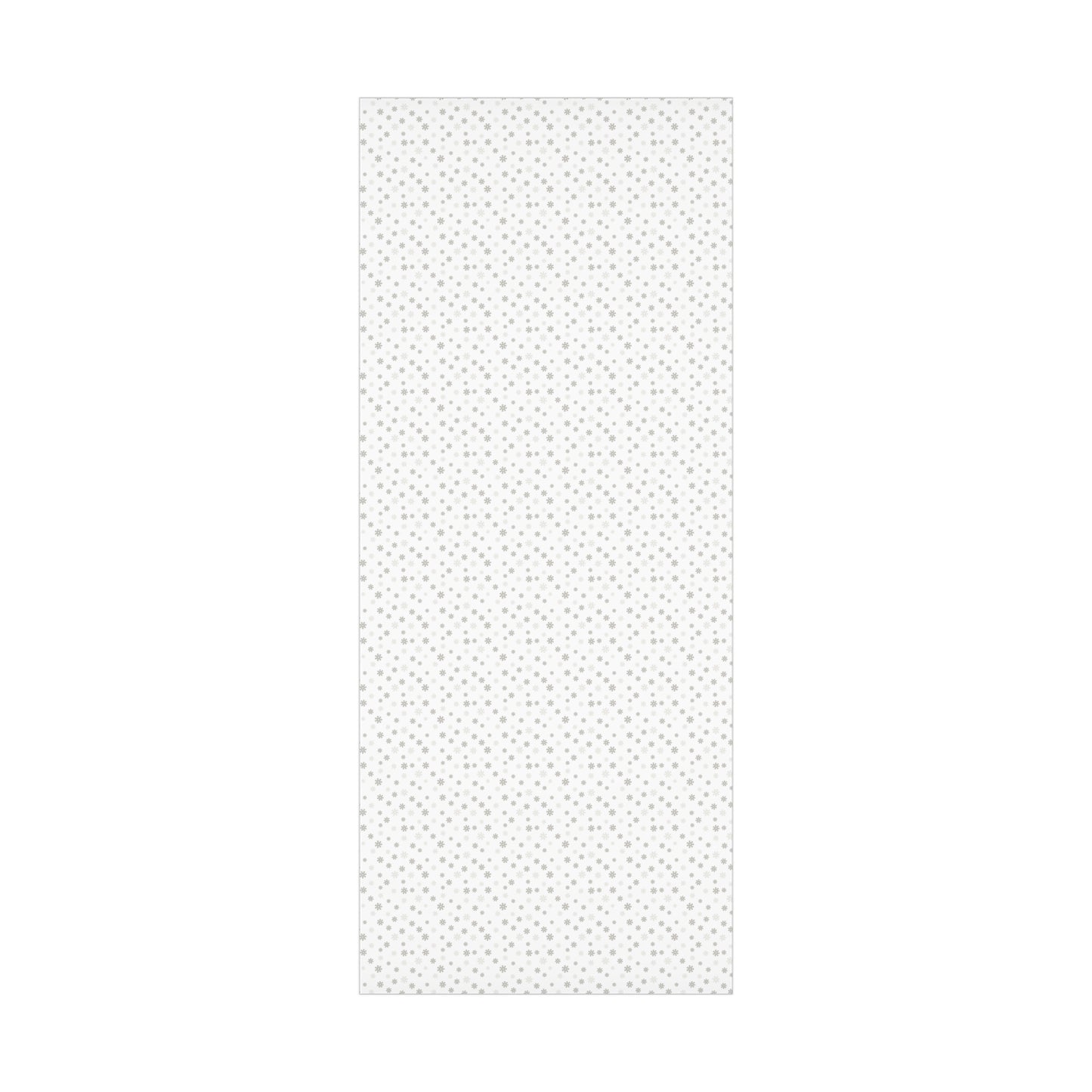 Silver Christmas Snowflakes Gift Wrap Papers