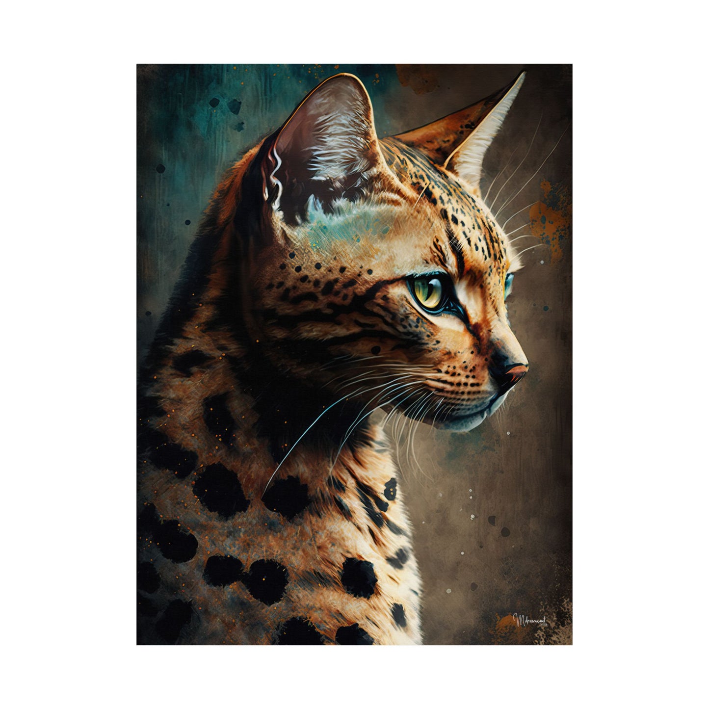 Bengal Cat Premium Matte Vertical Posters