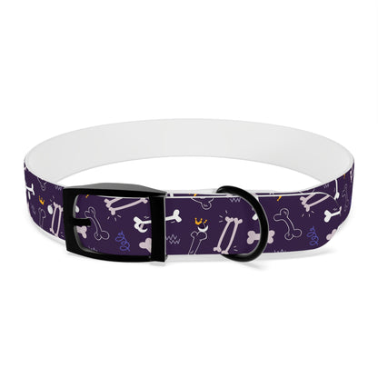 Sassy Pet's Purple Bones Collar