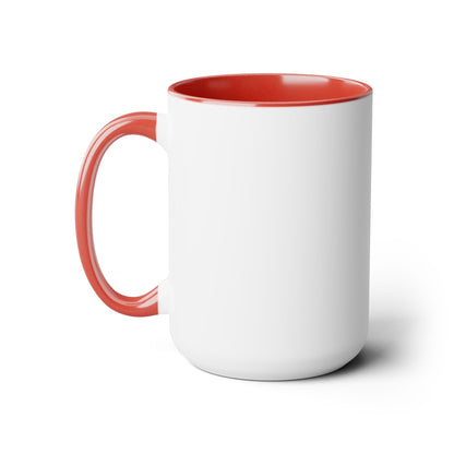 Did I Roll My Eyes Out Loud- Two-Tone Coffee Mugs, 15oz