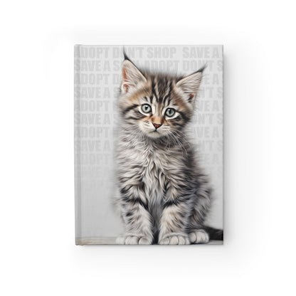 Adopt Don't Shop Kitten Blank Journal