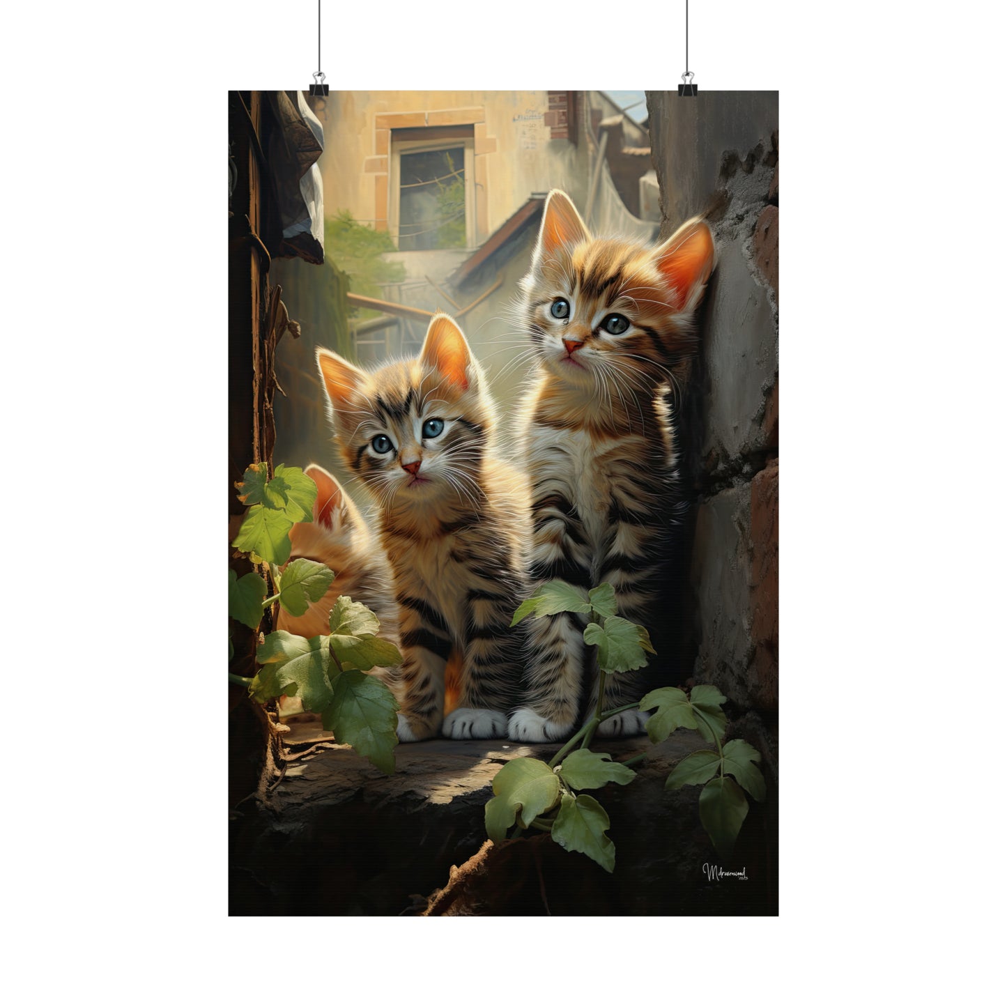 Lost Kittens Premium Matte Vertical Posters