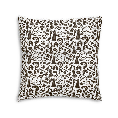 Sassy Pet's Champion Tufted Floor Pillow, Square