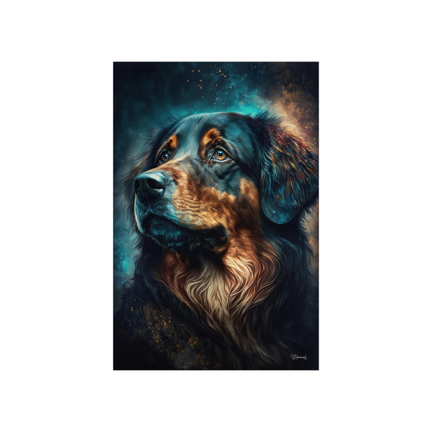 Hovawart Hund Dog Premium Matte Vertical Posters