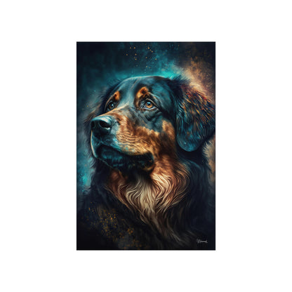 Hovawart Hund Dog Premium Matte Vertical Posters