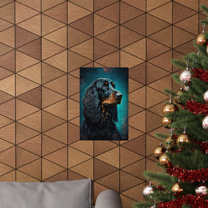 Gordon Setter Dog Premium Matte Vertical Posters