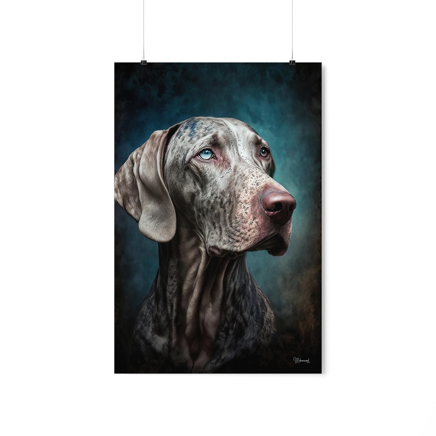 Weimaraner Dog Premium Matte Vertical Posters