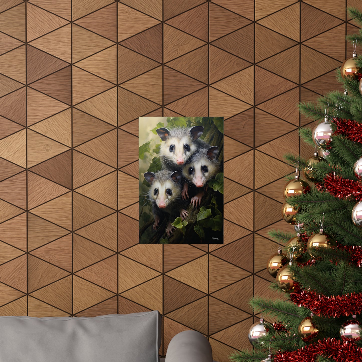 Possum Family Premium Matte Vertical Posters