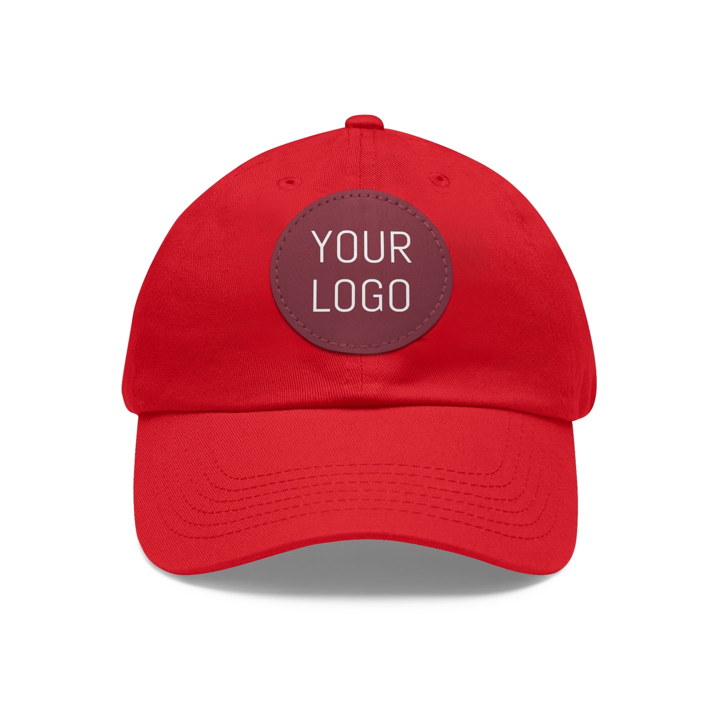Dad Hat with Leather Patch Personalized for Events & Promotions