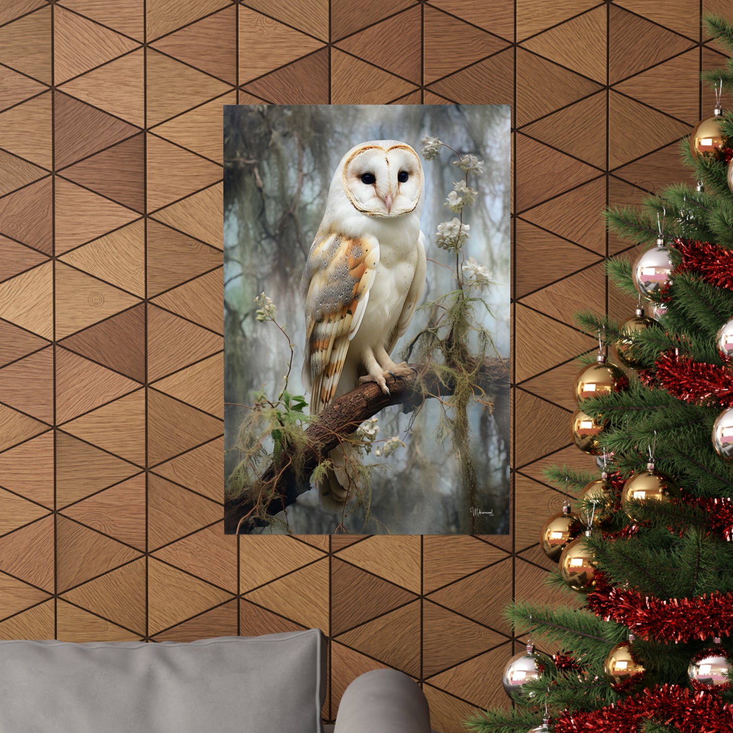 Florida Barn Owl Premium Matte Vertical Posters