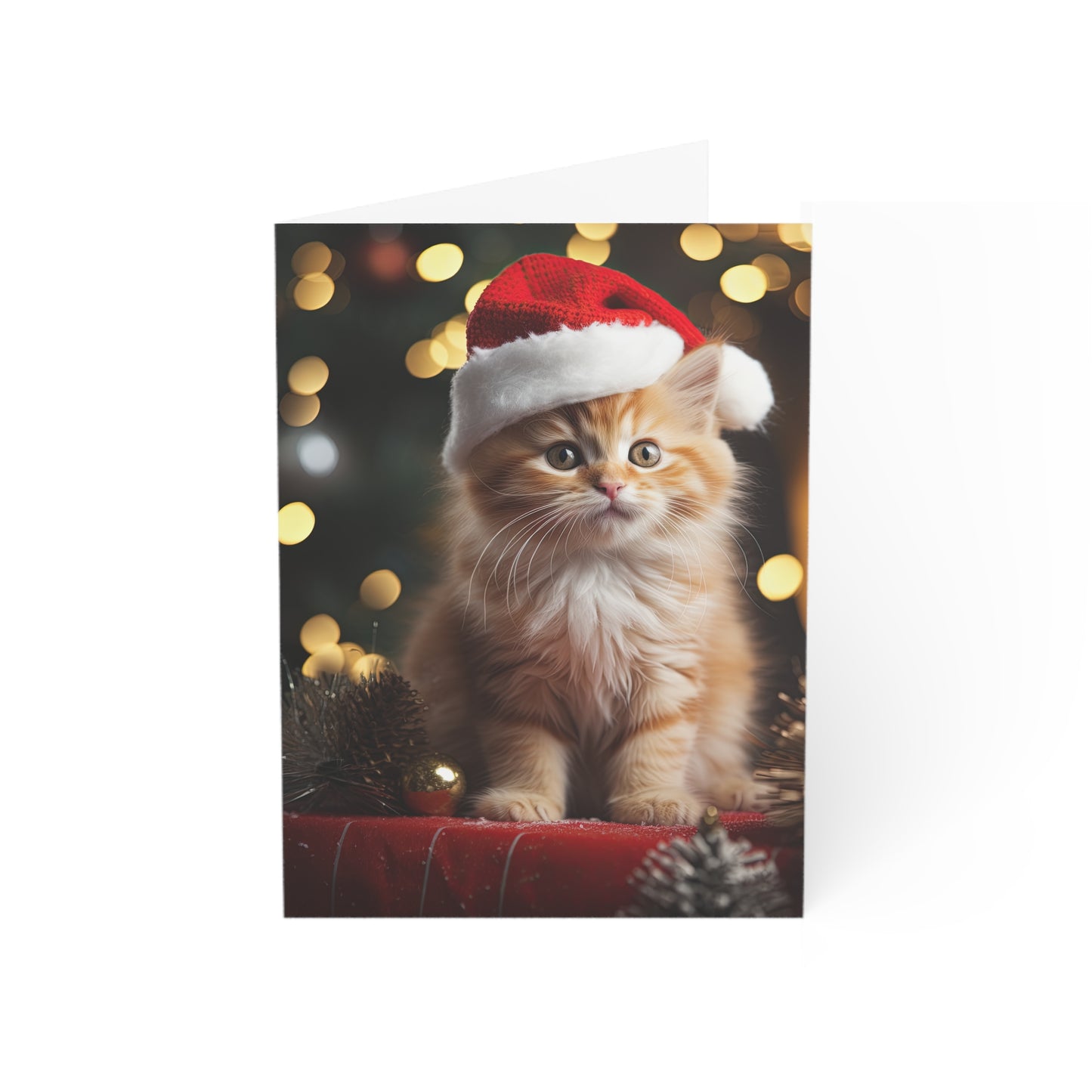 Santa's Here Christmas Greeting Cards (1, 10, 30, and 50pcs)