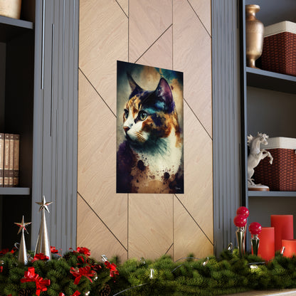 Calico Cat Premium Matte Vertical Posters