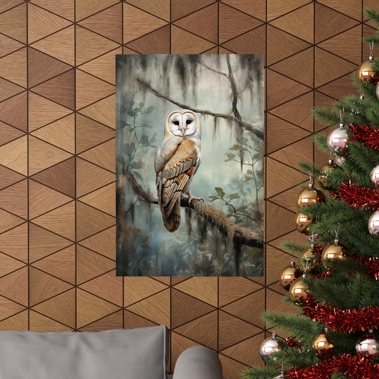 Florida Barn Owl Premium Matte Vertical Posters