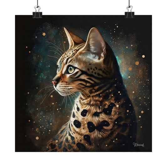 Bengal Cat Premium Matte Vertical Posters