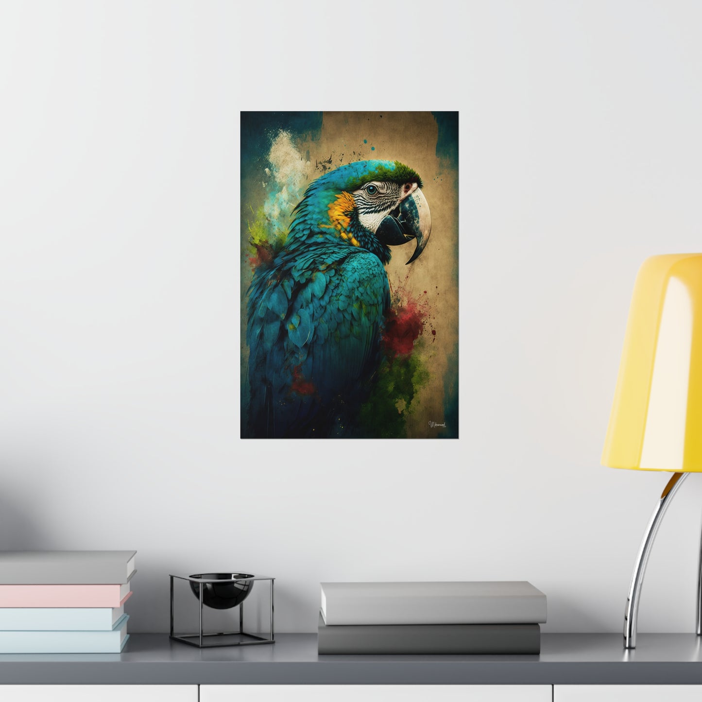 Macaw Premium Matte Vertical Posters