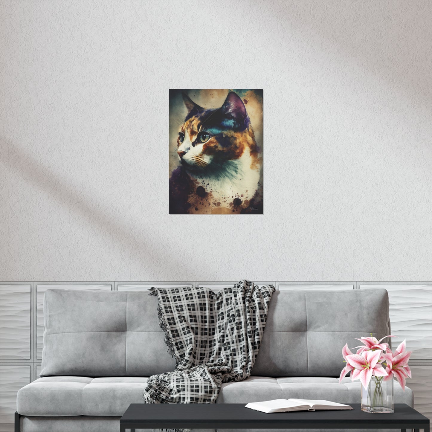 Calico Cat Premium Matte Vertical Posters